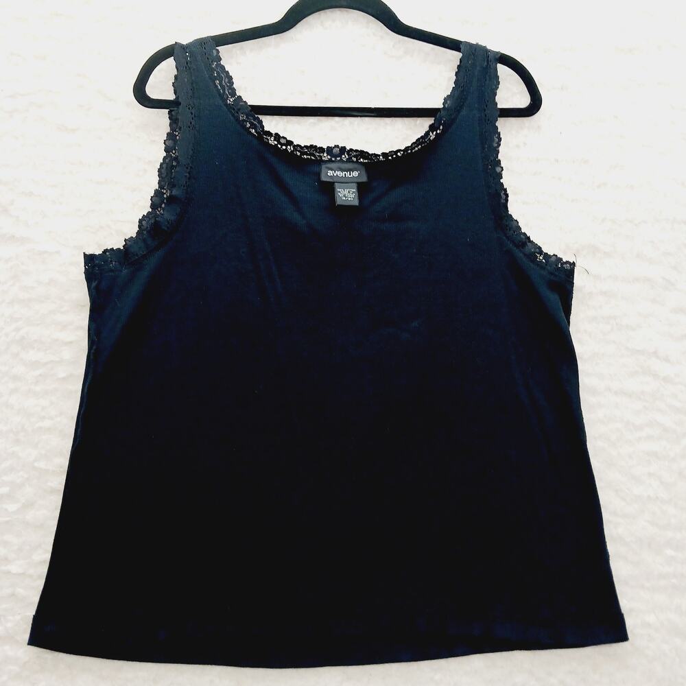 Cami Black Goth Lace Coquette Going Out Top Fairygoth Whimsycore Y2K Sz 18 20 XL